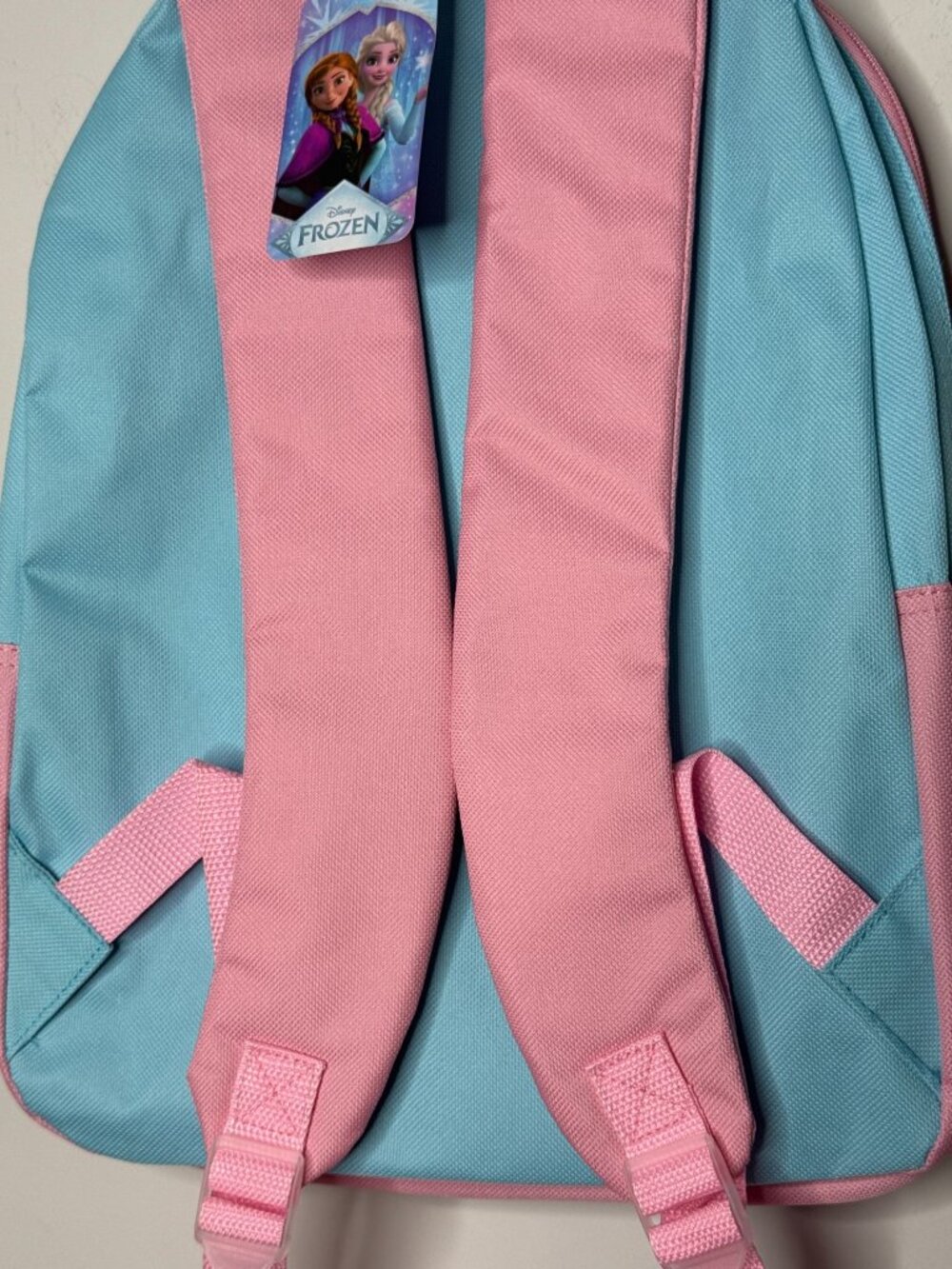 Disney Frozen Elsa Anna Kids Pink Blue Backpack NWT - Picture 7 of 7